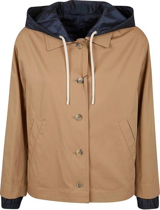 Herno Reversible Padded Jacket with Water-Repellent Cotton Gabardine Exterior