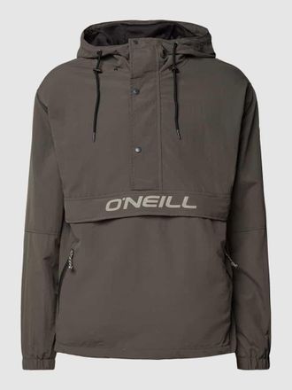 O'Neill Anorak mit Label-Print in Kitt, Gr&ouml;&szlig;e XL
