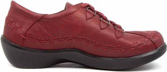 Ziera Womens Allsorts Shoe - Wide In Rouge Trooper Oiled Leather