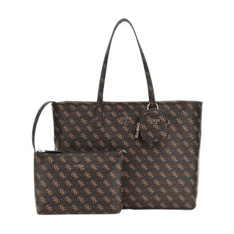 Guess Dames, Tassen, Bruin, Maat: ONE Size Leer