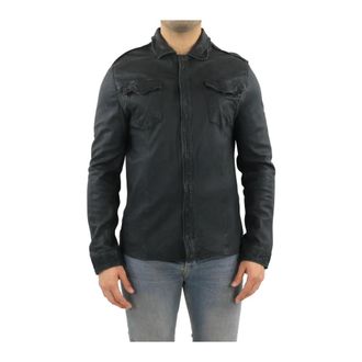 Goosecraft Heren Shirt 076 - Heren - Zomerjassen - Zwart - S - Jassen