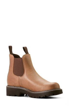Ariat Lug Sole Chelsea Boot in Distressed Natural at Nordstrom, Size 8