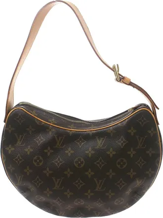 Louis Vuitton Croissant Monogram Canvas Brown Canvas Handbag (Pre-Owned)