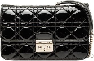 Dior Pre-owned Dior Patent Cannage Miss Promenade Crossbody Ladies IYL52ZN9K0C8TO03