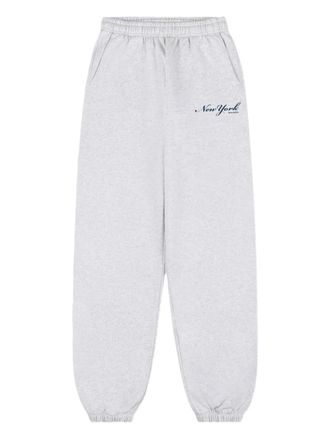 Sporty & Rich New York track pants - Grey