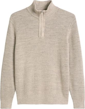 Marc O'Polo Troyer Regular - Heren - Coltruien - Beige - M - Katoen - Truien & Vesten