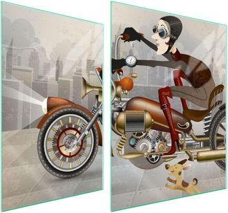 OEM Placa Protectora De Vidrio Para Estufa 70x52 Motocicleta