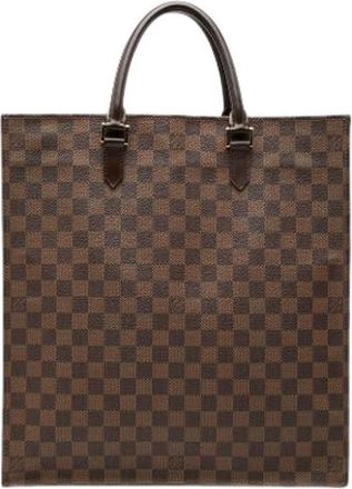 Louis Vuitton Pre-owned Sac Plat - Dames - Vintage Shopper - Bruin - ONE Size - Leer - Vintage