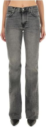 Haikure Denim Jeans - Dames - Bootcut Jeans - Grijs - W26 - Denim - Jeans