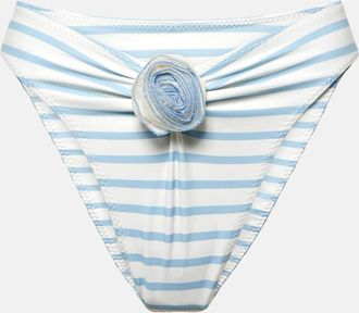 Same Swim Rose floral-applique bikini bottoms