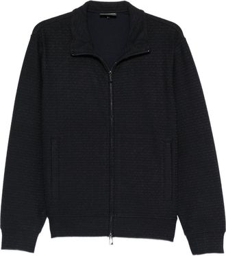 Emporio Armani sweatshirt met rits en logo