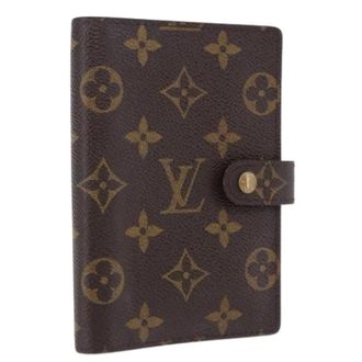 Louis Vuitton Pre-owned Day Planner Cover - - Pre-owned - Donna - Marrone - ONE SIZE
