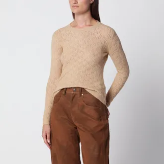 Isabel Marant Maglione Obeline camel in baby alpaca