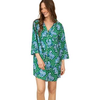 Printfresh Sleep Shirt in Green Juice at Nordstrom, Size X-Large
