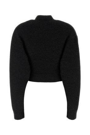 Balenciaga 809352t1708 1240 Grey T Virgin Wool Maglieria Sweater