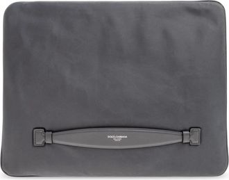 Dolce & Gabbana Handtas - Heren - Clutches - Grijs - ONE Size - Leer - Tassen