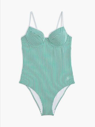 Tommy Hilfiger Essential Seersucker Demi Cup Swimsuit