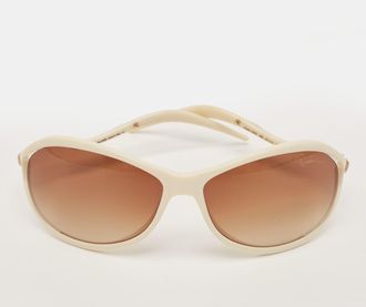 Roberto Cavalli Brown/white Gradient Orizia 184S Oversized Sunglasses