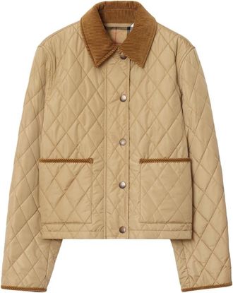 Burberry Cropped Quilted Jacket