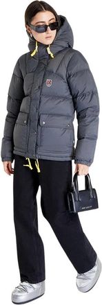 Fj&auml;llr&auml;ven Womens Fjallraven Expedition Down Lite Puffer Jacket Gray Full Zip GBO868