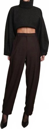Parentezi Womens Olympia Trousers In Chocolate