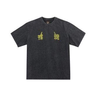 Evisu Thunder Logo T-Shirt - Heren - Tops - Grijs - Maat: 2XL Leer