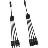 OEM 1 Par De Conectores En Y Para Paneles Solares Fotovoltaicos, Conectores Mff/fmm Impermeables Para Cables De Paneles Solares, De 1 A 4 Ramificaciones, 