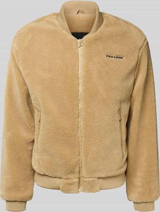 Pegador Bomberjacke aus Teddyfell in Sand, Größe XXL