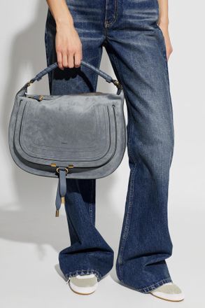 Chlo&eacute; Marcie Medium Hand Bag, Womens, Blue