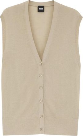HUGO BOSS Mujer, Jerseys, Beige, Talla: M