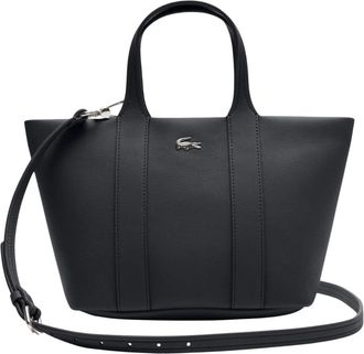 Lacoste Petit Cabas - Dames - Shoppers - Zwart - ONE Size - Leer - Tassen
