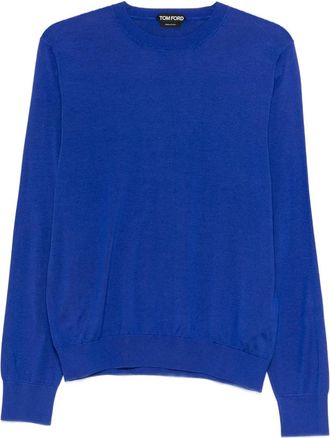 Tom Ford Sweater met ronde hals - Blauw