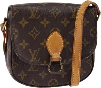 Louis Vuitton Pre-owned Cross Body Bags, female, Brown, Size: ONE SIZE Pre-owned Vintage Canvas Cross Body Bag