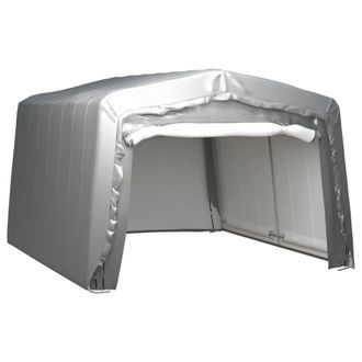 Berkfield Home Storage Tent 370x370 cm Steel Grey
