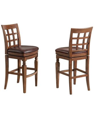 Alaterre Napa Set Of 2 Bar Height Stools