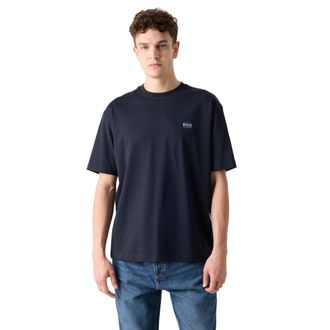 HUGO BOSS Heren Above Mountain Normaal T-Shirt (Donkerblauw)