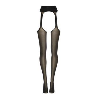 Wolford Synergy 40 Leg Support Cut-Out Tights - Dames - Pantys - Zwart - M - Wol - Ondergoed