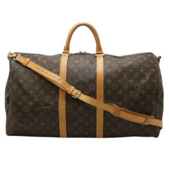 Louis Vuitton Pre-owned Weekend Bags, unisex, Brown, Size: ONE SIZE Pre-owned Monogram Boston Bag