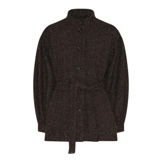 Bruuns Bazaar CryosaBBMaddi Jas - Dames - Jassen - Bruin - Maat: XL Wol