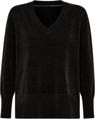 Roberto Ricci Design V-hals Truien - Dames - V-hals truien - Zwart - M - Polyester - Truien & Vesten