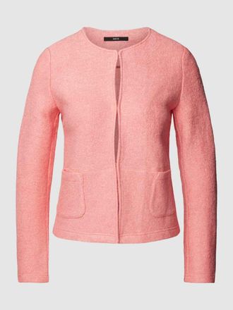 Zero Strickjacke mit Rundhalsausschnitt in Rose, Gr&ouml;&szlig;e 42