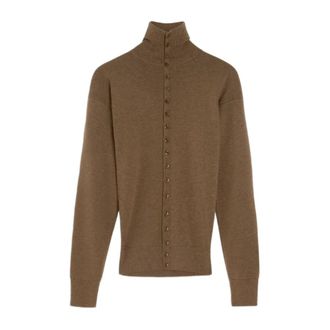 Christophe Lemaire Fitted Cardigan Havana Style