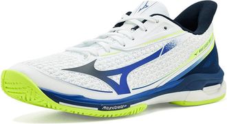Mizuno Wave Exceed Tour 7 AC Mens Cross Training Shoes White/Dazzling Blue : 10.5 D - Medium, Synthetic