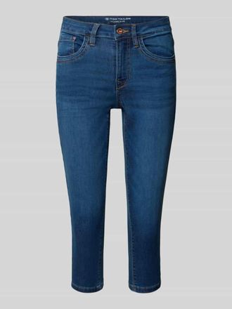 Tom Tailor Slim Fit Caprijeans aus Baumwoll-Mix in Jeansblau, Gr&ouml;&szlig;e 26