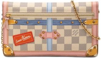 Louis Vuitton Pre-owned Cross Body Bags, female, Beige, Size: ONE SIZE Pre-owned The Summer Trunks Pochette Weekend