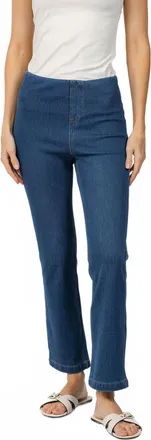Elliott Lauren Pull-On Knit Pants In Denim