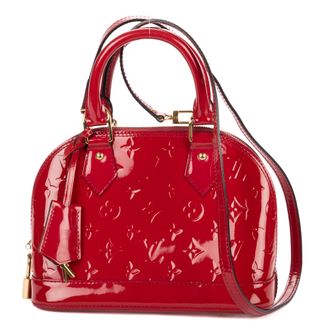 Louis Vuitton Pre-owned Womens Alma BB Shoulder Bag - Red - One Size