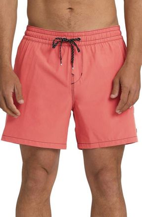 Billabong Lineup Solid LB Board Shorts in Bright Pink at Nordstrom, Size X-Large
