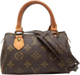 Louis Vuitton Pre-owned Mini Bags, female, Brown, Size: ONE SIZE Pre-owned Monogram Mini Speedy 2way Bag