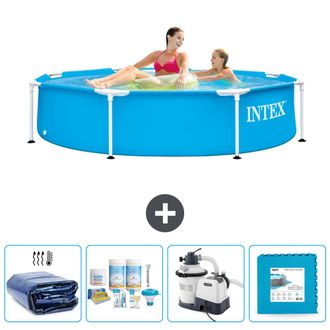 Intex Piscina Con Estructura Redonda - 244x51 Cm - 7-piezas Scb60